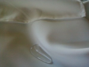 หิมะสีขาวขนาดเล็กกันน้ำสำหรับแมตต์ผ้าปูโต๊ะ