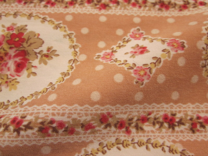 Polyester printed wool peach fabric 140gsm