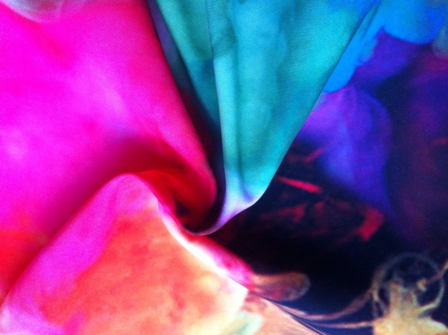 polyester microfiber peach skin paper printed