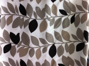 Brushed microfiber fabric printed