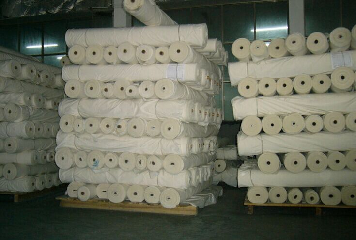 Polyester tissu de mousseline greige