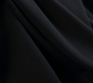 polyester-laine-pêche-tissu-formel noir couleur