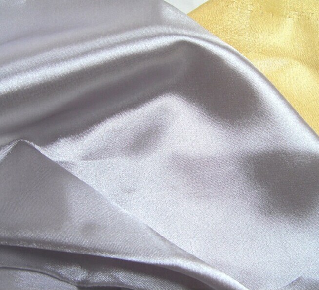 Polyester Satin Fabric with Seleve Heat-cut